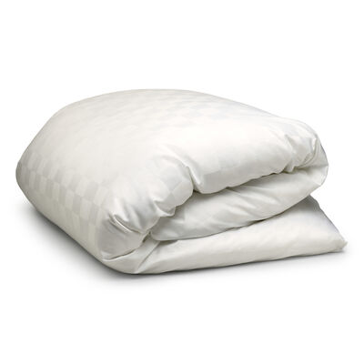 Povlak prošívané přikrývky z prachového peří Satin Check